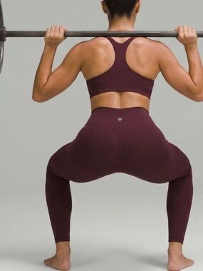 Lululemon Burgundy Leggings size 4